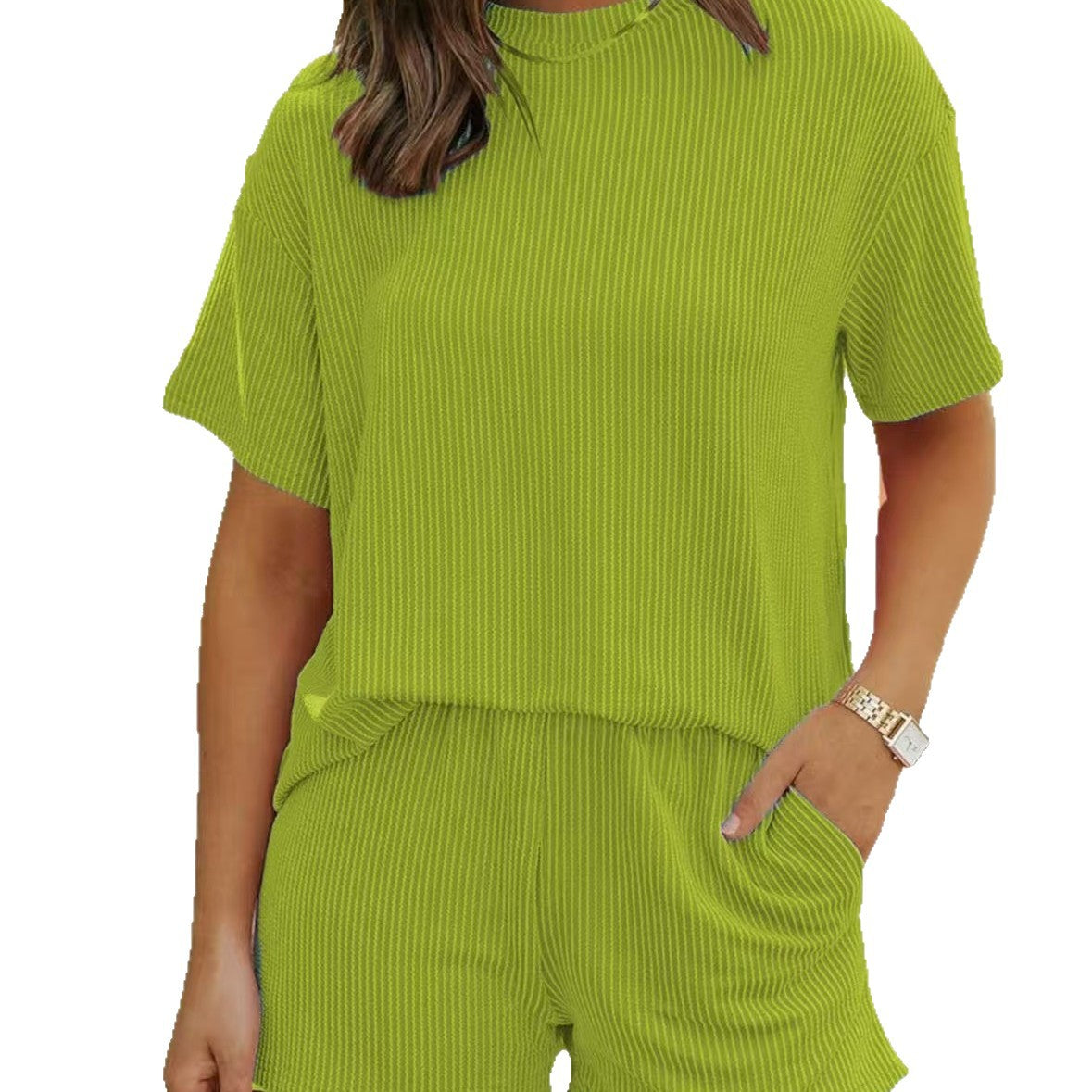 Ladies' threaded casual suit